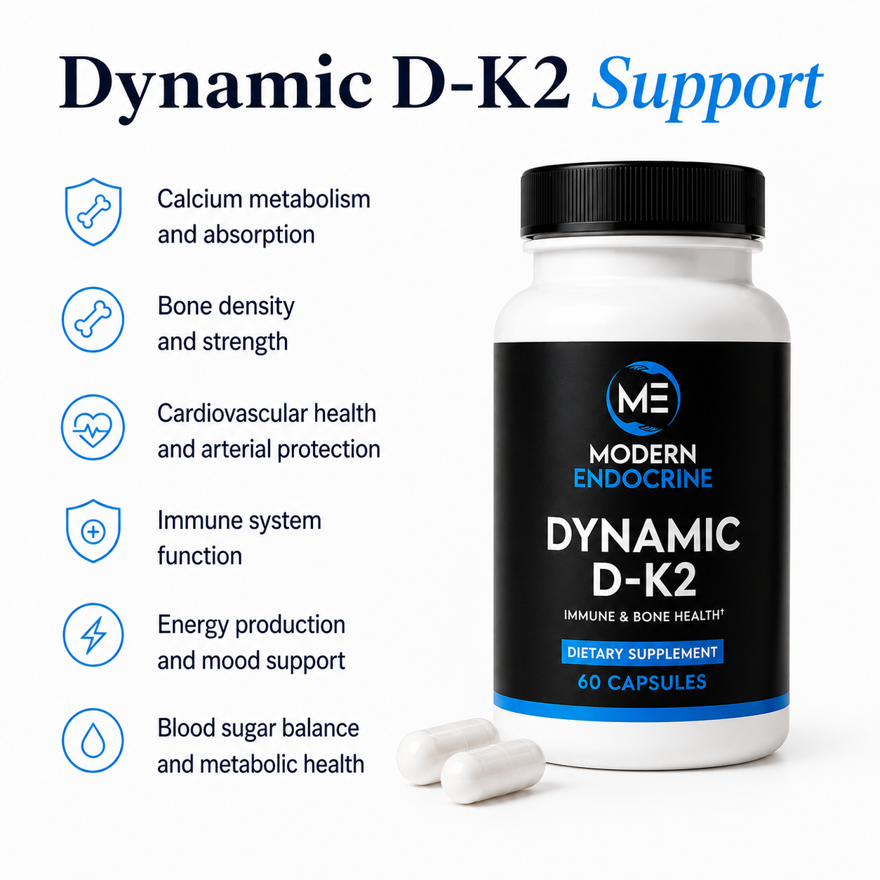 Dynamic D-K2 - 60 Count Modern Endocrine