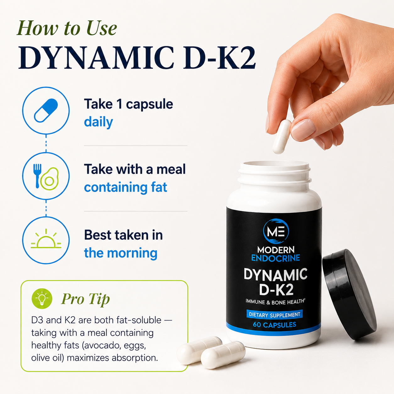 Dynamic D-K2 - 60 Count Modern Endocrine