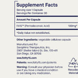Fatty15 - Pentadecanoic Acid - 90ct - Starter Fatty15