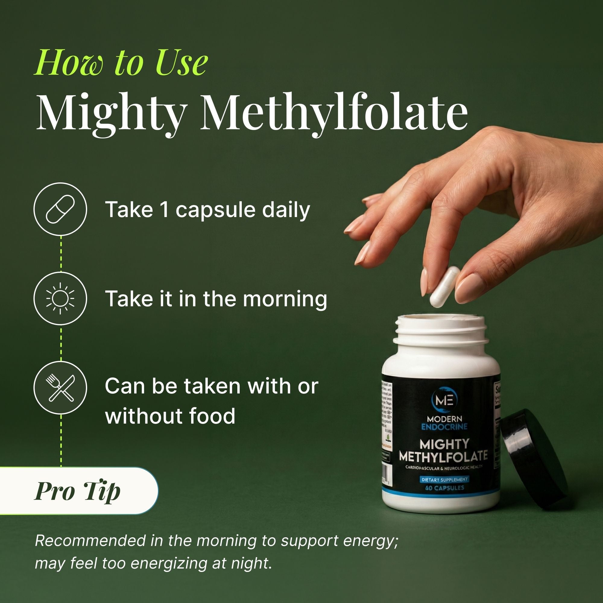 Mighty Methylfolate - 60 Count Modern Endocrine
