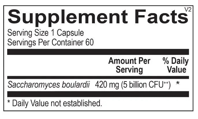 Saccharomyces Boulardii - 60 Caps Modern Endocrine