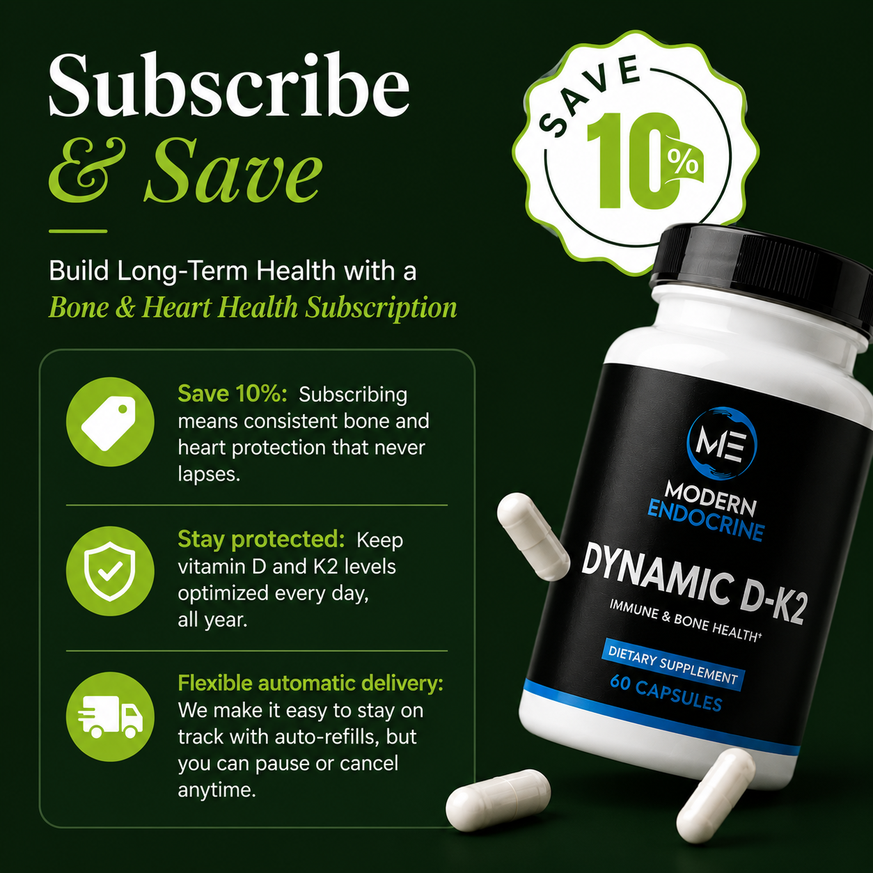 Dynamic D-K2 - 60 Count Modern Endocrine